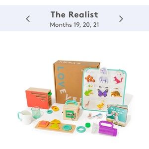Lovevery “The Realist” Play Kit 19, ,20, 21 mths